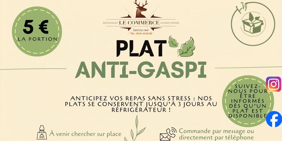 ♻ Nos plats anti-gaspi